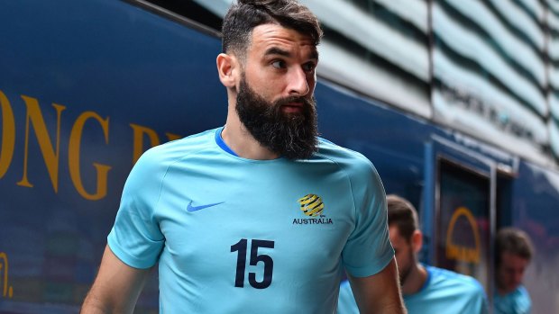 Tall timber: Socceroos skipper is one of the tall men worrying the Thailand coach.