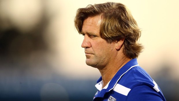 Under scrutiny: Bulldogs coach Des Hasler.