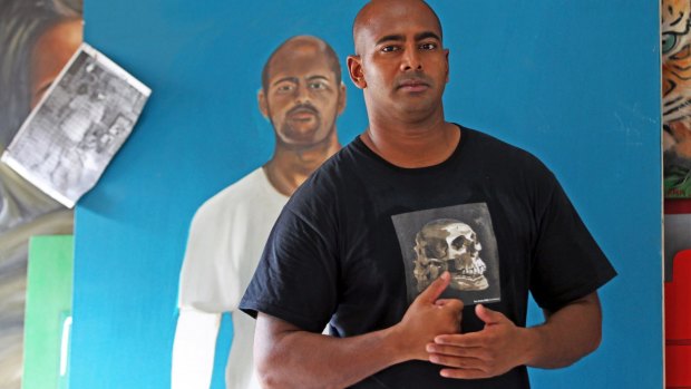 Myuran Sukumaran in Kerobokan jail.