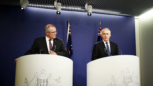 Prime Minister Malcolm Turnbull and Treasurer Scott Morrison field questions about the failed census night.