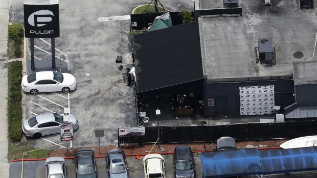 The Pulse nightclub the day after the worst shooting in US history.