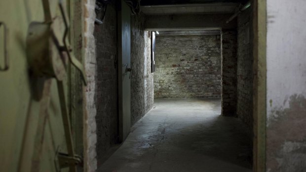 Detention cells in EL-DE National Socialism Documentation Centre, a former Gestapo headquarters, now a museum.