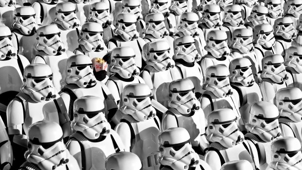 Return of the stormtroopers. 
