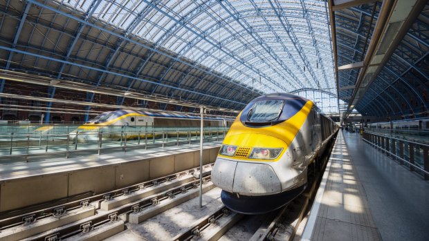 Eurostar connects London's St Pancras International with Lille, Brussels, Paris and Amsterdam. 