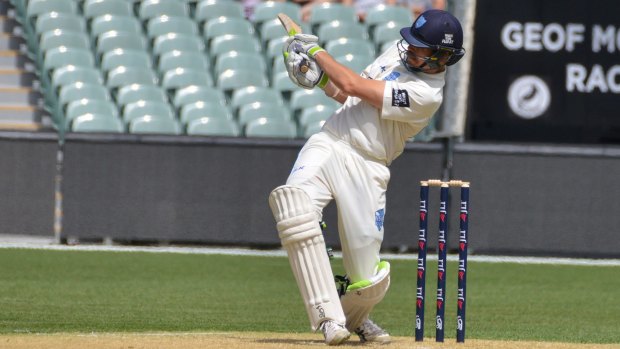 In form: Daniel Hughes scored a half century against South Australia last week.