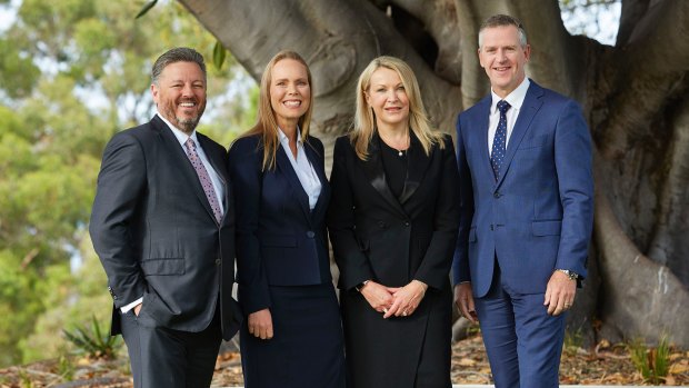 Fortescue's newly unveiled core leadership team. (L-R) Greg Lilleyman, Julie Shuttleworth, Elizabeth Gaines and Ian Wells.