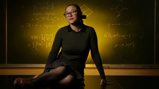 Charles Gray says she is "living proof" that anyone can go into the field of maths.