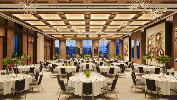 The ballroom at the Westin Perth.