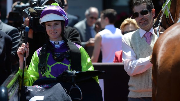 Hot water: Jockey Jye McNeil was fined after weighing in light on a horse at Sandown.