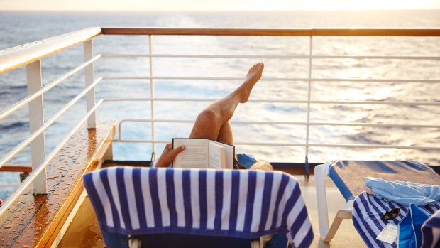 Relax on deck on a  cruise with Princess Cruises.
