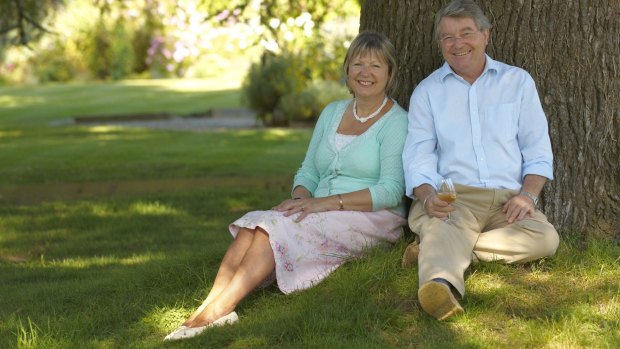 Time out: Ken and Ruth Hunt have leased Combe since 1998.