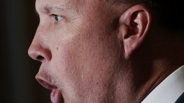 Blunt instrument: Peter Dutton is only the latest in a long line of Australian officials trying to use language to shore up his political objectives.