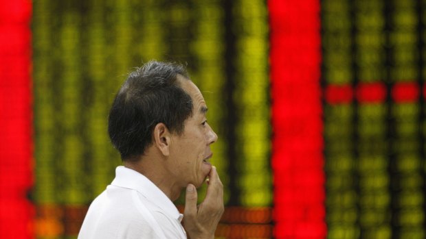 The benchmark index had braced itself for a hit at the open after China's Shanghai Composite Index fell 8.5 per cent after the local market closed on Monday.