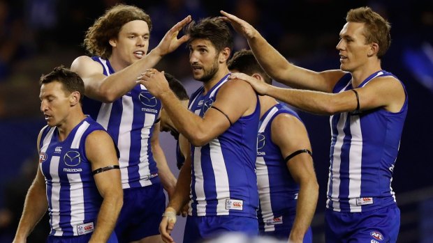 On the hop: North Melbourne remain undefeated.
