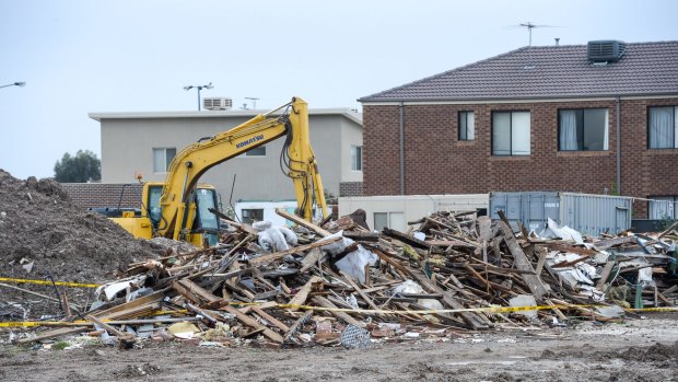 Rubble from the pub was dumped on a site owned by the developers in Cairnlea. Uncontained asbestos was among the rubble. 