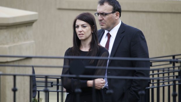 Veronica Ghalloub with her husband Anthony in 2013.
