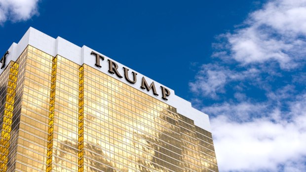 Room rates at Trump's Las Vegas hotel have slumped 63 per cent.