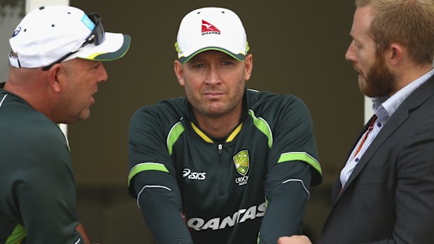 No time for jokes: Michael Clarke.