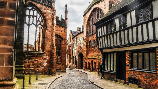 Gothic landmarks, cobbled lanes and timber-beamed pubs hark back to the Middle Ages, when Coventry was a prosperous textile town. 