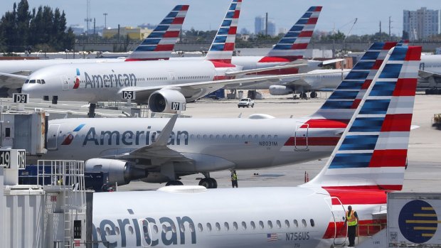 The disturbing encounter happened with an American Airlines employee.