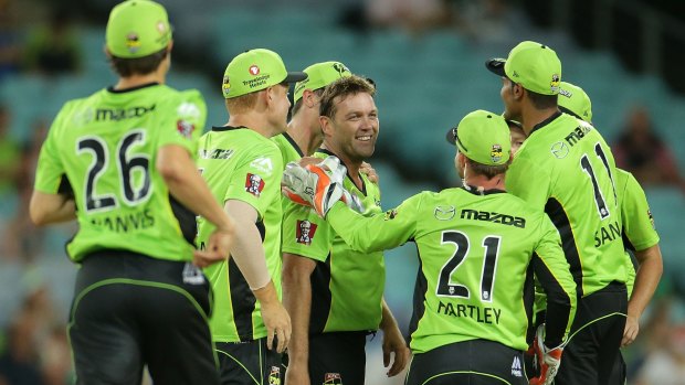 Festive front-runners: Sydney Thunder could play on Christmas Day in future years.