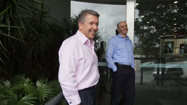 The takeover bid could deliver hefty gains to Pepper co-chief executives Patrick Tuttle (left) and Mike Culhane (right).
