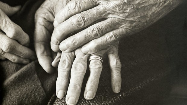 Frank Guy's Family hands (detail), c. 1975.