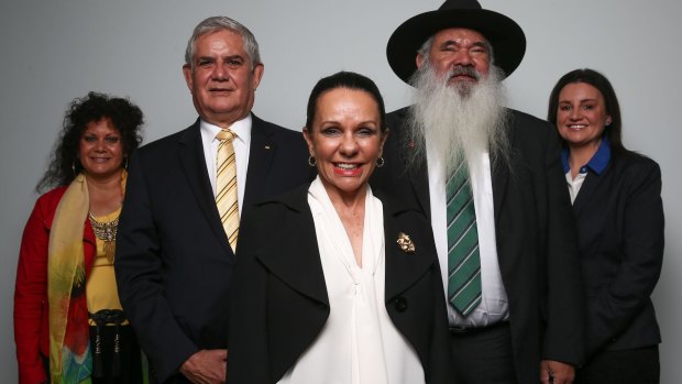 Indigenous MPs Malarndirri McCarthy, Ken Wyatt, Linda Burney, Pat Dodson and Jacqui Lambie.