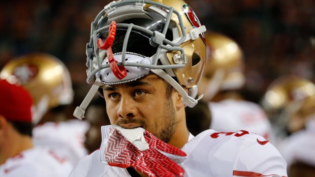 Looking on: Jarryd Hayne could change the way American football is watched in Australia