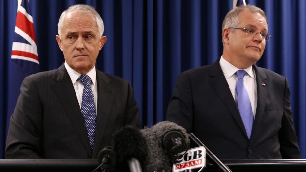 Prime Minister Malcolm Turnbull and Treasurer Scott Morrison on Wednesday.