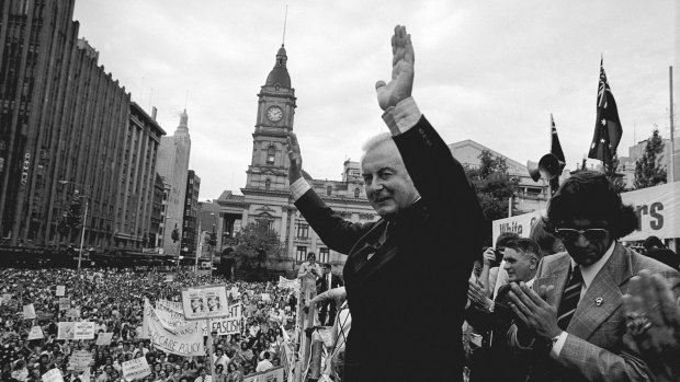 Gough Whitlam in 1975