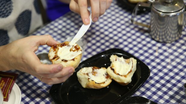 "Best thing at the show": Berri Eggert on the CWA's scones at the show.