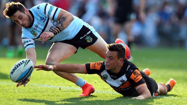 Crunch time:  Cronulla control their own destiny and need to beat Parramatta. 