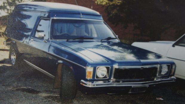 A car similar to the one police believe was involved in the hit-run in 1987.