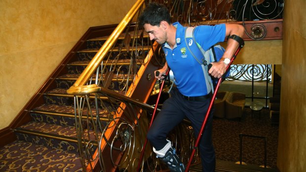 Out since the day-night Test againt New Zealand in November, Mitchell Starc says he doesn't want to be rushed back into playing before he is properly recovered.