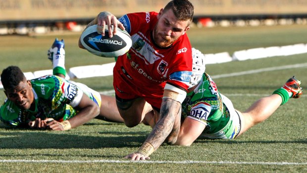 Former Raiders fullback Josh Dugan is expected to return from injury to play against his old Canberra teammates. 