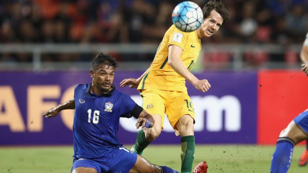 Steady rise: The Socceroos are heading in the right direction.