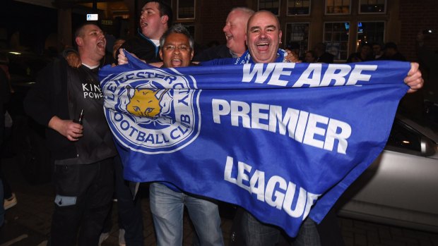 Leicester City fans across the world showed their joy after the Premier League triumph. 