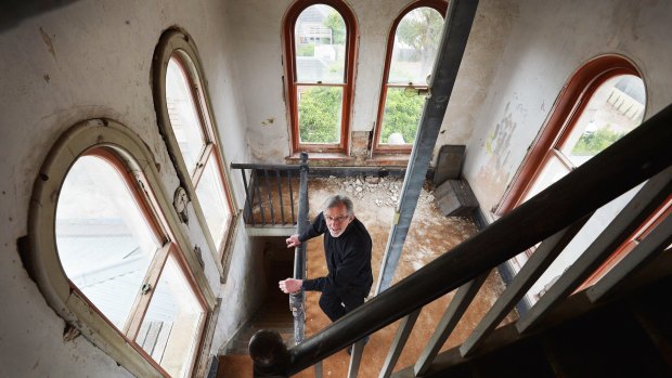 Randall Bourchier takes a look inside Labassa's tower.