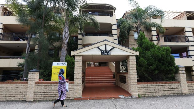 40-46 Station St Auburn, apartment blocks built by Auburn councillor Ronney Oueik.