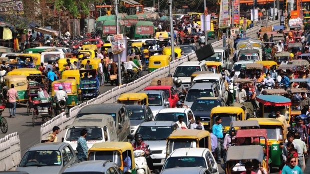 Delhi's traffic jams and road accident rate are legendary.