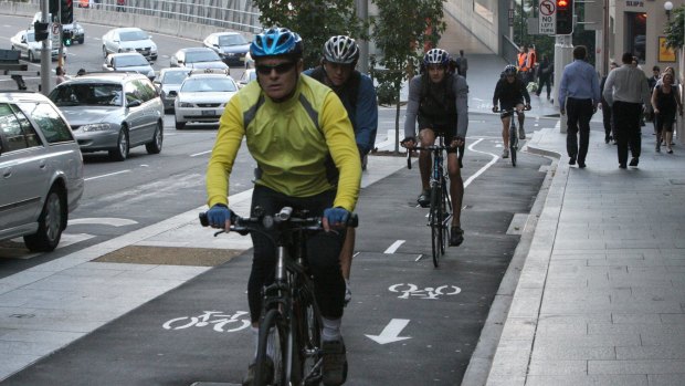 About $1 million in this year's budget will go to cycleways in Sydney's CBD.