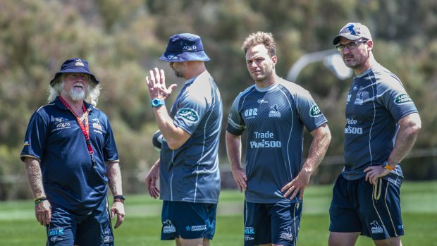 The Brumbies' coaching staff.