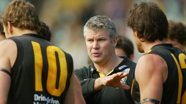 Danny Frawley in his coaching days at Tigerland
