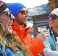 A tipple after a day on the slopes.