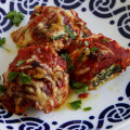 Frank Camorra's rainbow chard and ricotta gnocchi bake.