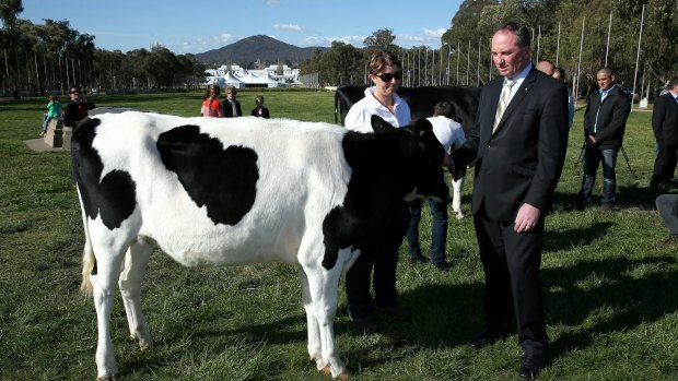 Agriculture Minister Barnaby Joyce says Australia needs to step up supply to meet demand for infant formula, rather than try to restrict supply.