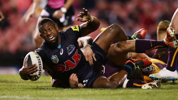 Shark alert: Former Panthers and Cowboys hooker James Segeyaro has signed with Cronulla.