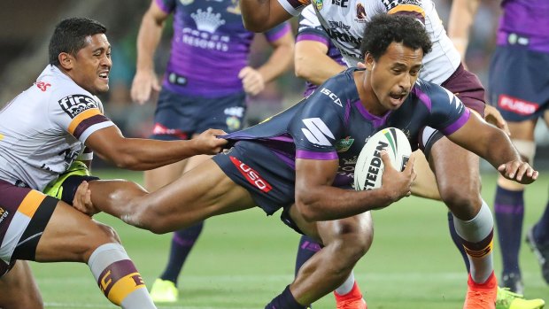 Felise Kaufusi in action for Storm