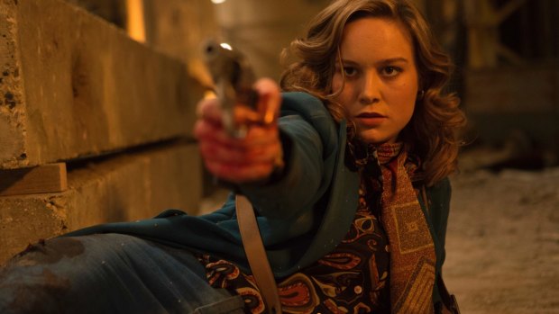 Brie Larson plays go-between Justine in <i>Free Fire</i>.